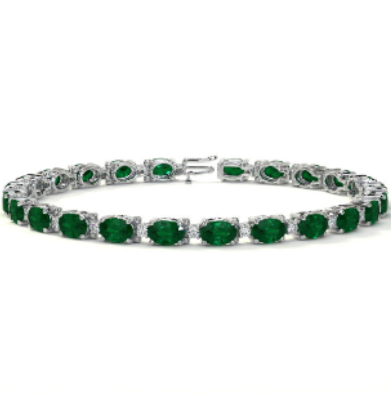 Emerald Diamond Bracelet