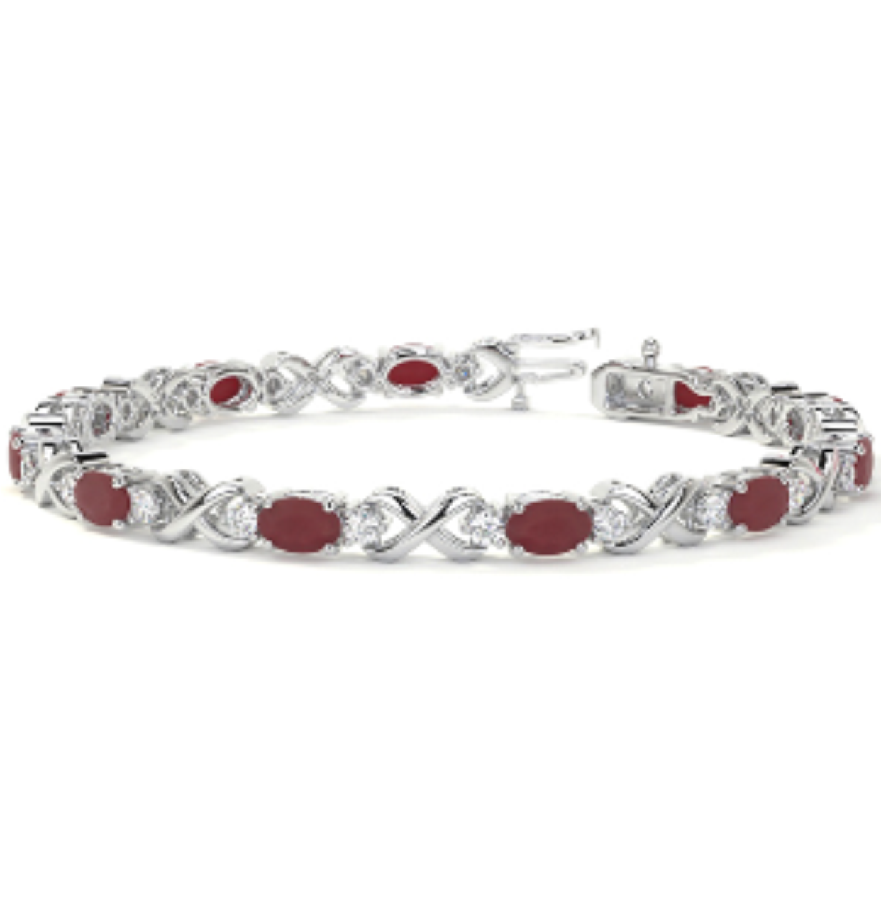 Mens Ruby Bracelet