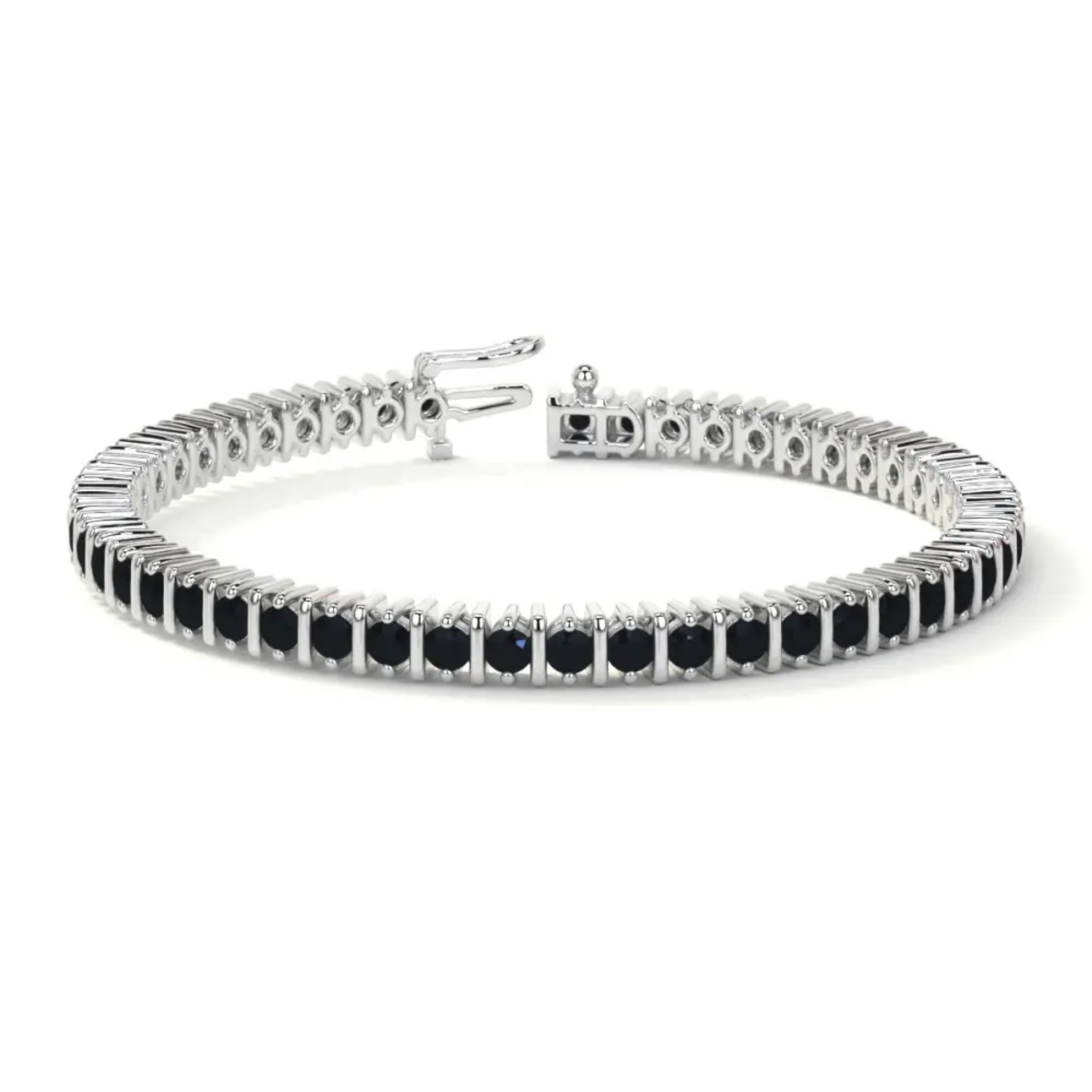 Blue Sapphire Tennis Bracelet