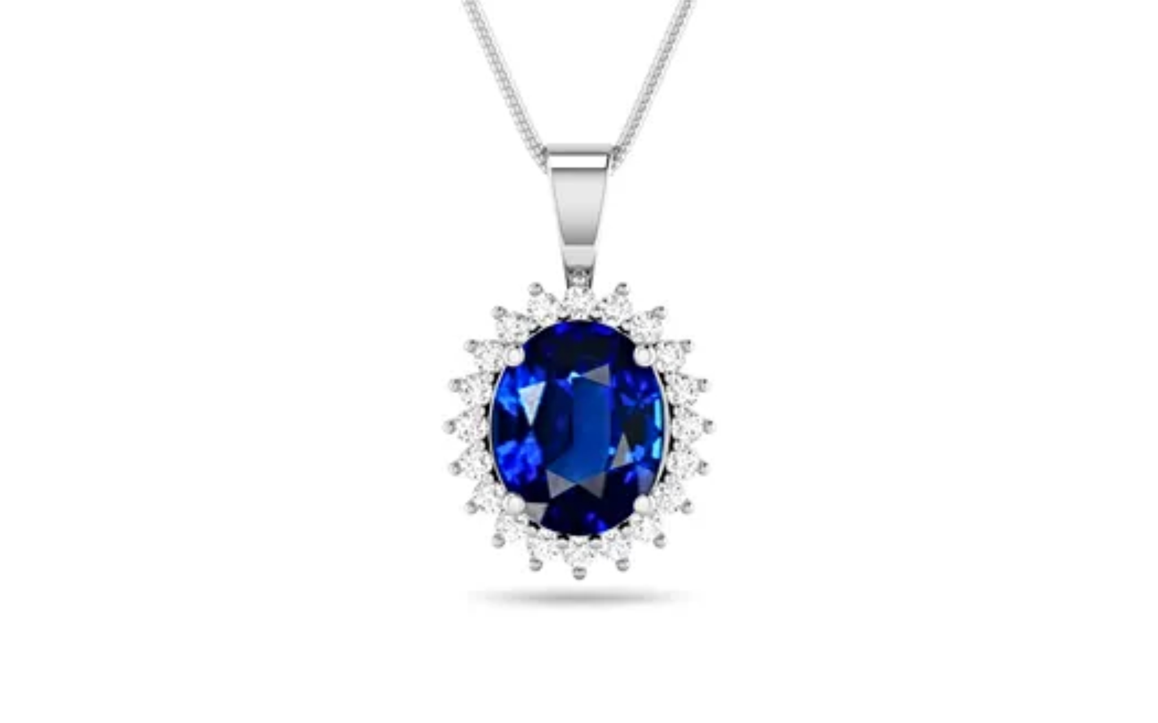 Royal Blue Sapphire Pendant
