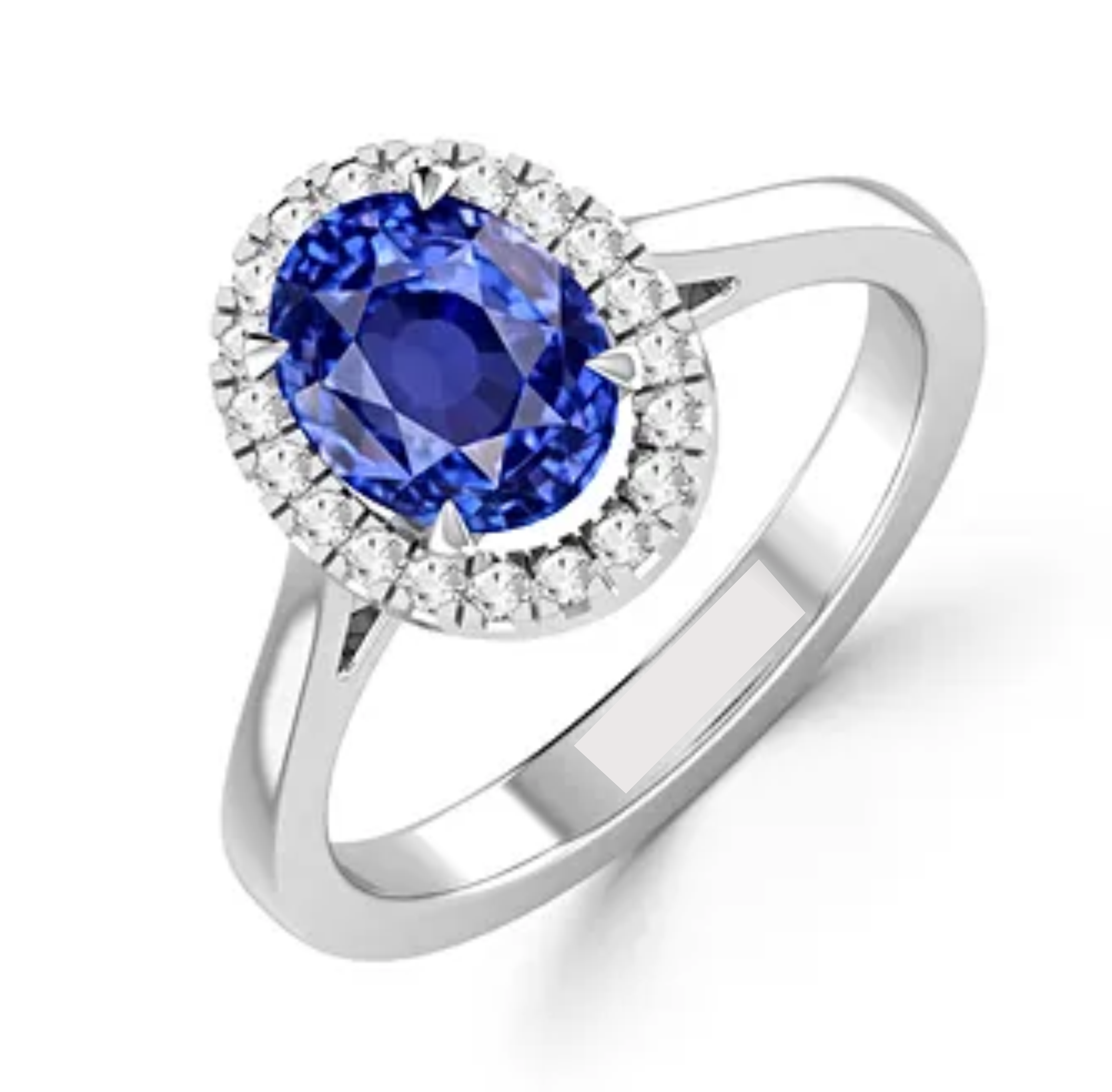 Halo Lab Diamond Ring