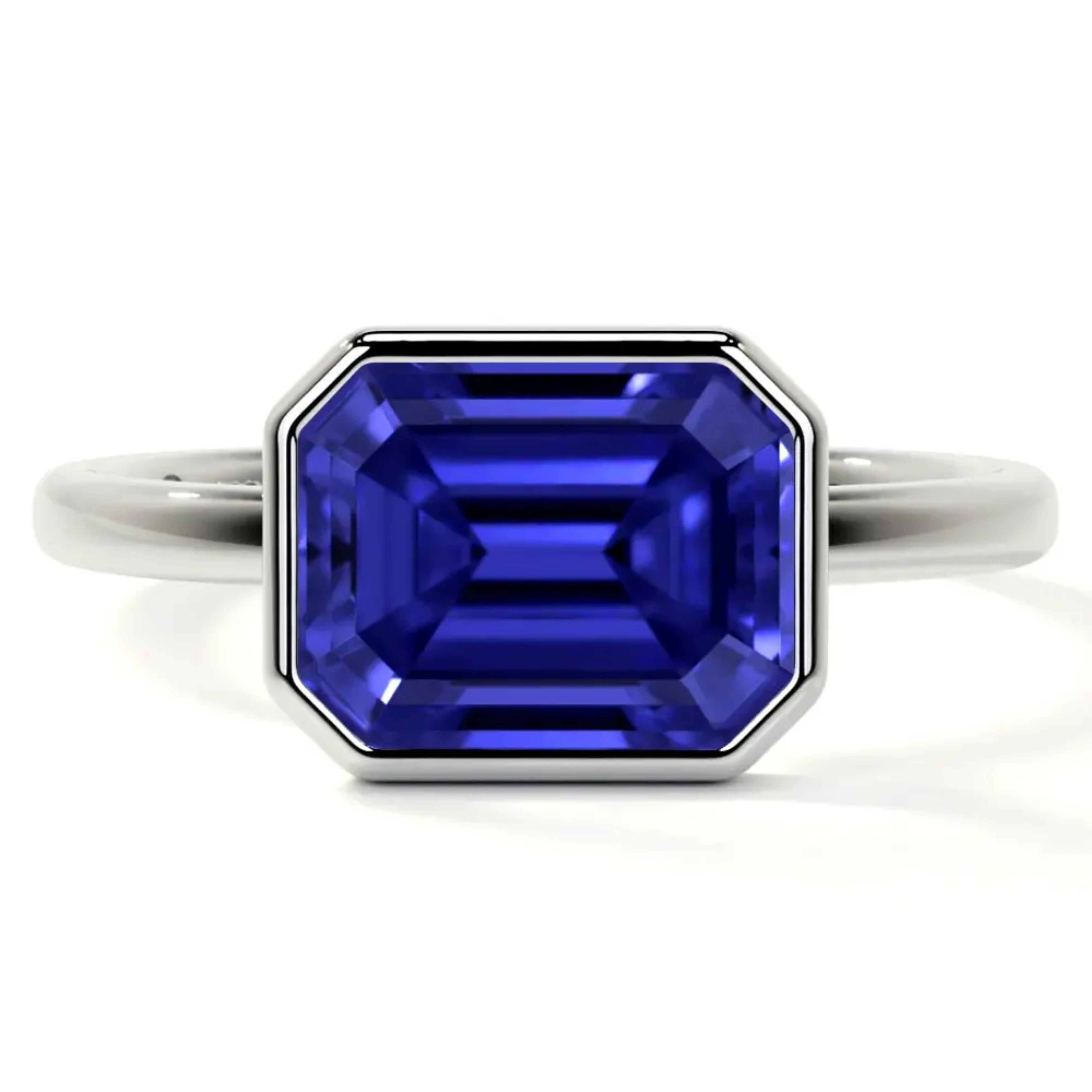 Halo Tanzanite Ring
